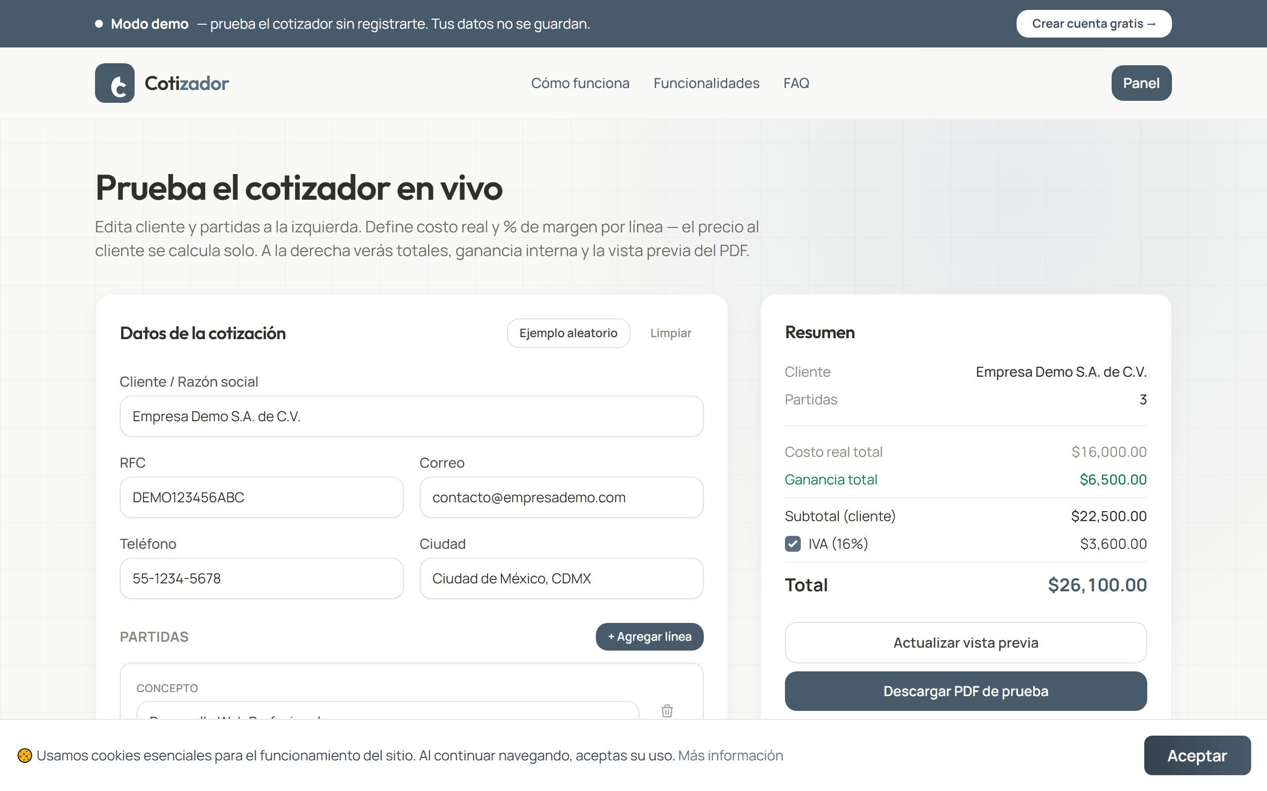 Captura: Vista previa PDF